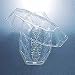 ScrollWare 611045 Disposable Dish/Lid, Clear, 15-Ounce Capacity (Case of 300)