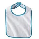 Rabbit Skins - Infant Snap Bib, Lt Blue