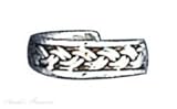 IMAGE OF Sterling Silver Nonpiercing Celtic Weave Ear Cuff