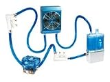 Gigabyte Gh wiu02 3d Galaxy Ii Liquid Cooling Kit Pure Copper Base Cpu Block With Mosfet Cooling Quiet And Powerful Ceramic Bearing Pump Radiator Installs Externallycoolant Bottle Unique Spliter