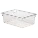 Cambro 18269CW 13 gallon Capacity, 26" Length x 18" Width x 9" Height, Camwear Clear Polycarbonate Full Size Food Box
