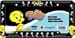 Tweety Bird Glitter Car Truck SUV License Plate Frame
