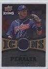 2009 Upper Deck Icons Icons Jerseys Gold #PE - Jhonny Peralta/25