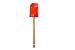 SiliconeZone Large Wood Spatula, Orange