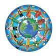 MELISSA & DOUG 48 PC CHILDREN WORLD FLOOR FLOOR PUZZLE