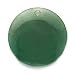 Green Aventurine Round Pendant 38mm Drilled (Jade Color