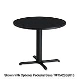 Table Top, 30" Round, Charcoal Anthracite