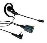 Mini-Boom Microphone Headset for Motorola Two-Way Radios and FRS Series Family Radios w/Side Mounted Plug (JD4603BM)