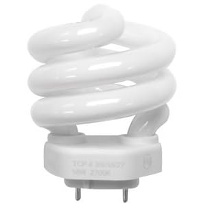 TCP 35018 18W 27K 10M TCX 4P SPRINGLAMP Twist Pin Base Compact Fluorescent Light Bulb from Light Bulbs