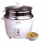 Miracle Exclussives ME81 Stainless Steel Rice Cooker / Steam