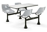 24 X 48 Cluster Stainless Steel Seating With 4 Seats