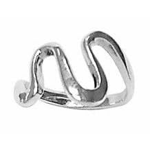 925 Sterling Silver Freeform Ring by LusterForever