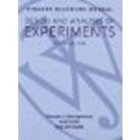 Design and Analysis of Experiments, Student Solutions Manual by Montgomery, Douglas C. [Wiley, 2012] (Paperback) 8th Edition [Paperback]