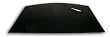 Genuine Black Leather 34 x 24 Arched Desk Mat
