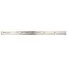 Starrett 1309R-6 Full Flexible Steel Rule With Inch Graduations, 9R Graduations, 6" Length, 1/2" Width, 1/64" Thickness