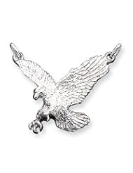 Sterling Silver Eagle Pendant QC863"