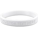 Custom No. 2 WHITE Silicone Bracelet Custom No. 2 WHITE Silicone Bracelet