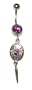 Shield & Sword Belly Button Ring