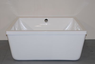 Buy Soaking Tub 53″ White High end Acrylic Free Standing Contemporary Square Design (no faucet,no holes) New #8010-1.5