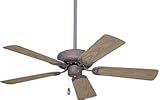 Emerson Fans CF742PFSCB 42 Summer Night Ceiling Fan Smoky Cobblestone With All Weather Washed Oak B