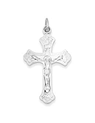 Crucifix Pendant- Sterling Silver INRI Crucifix Pendant