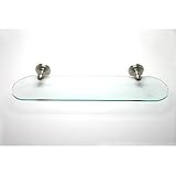 Bathroom Accessories Glass Shelves Satin Nickel