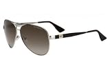 Emporio Armani 9704/S 9704S Sunglasses 48O/CC Light Gold Brown Aviator Shades
