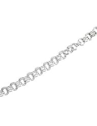 Fancy Link Chain Sterling Silver Ch840 7 Inch