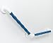 135° Natural Grip Angled Grab Bar 1-1/4 Dia., Blue Finish