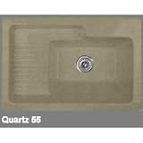 CorStone HAMILTON DROP-IN LAUNDRY/UTILITY SINK - 1 HOLE 65-1-55