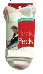 Peds Medium Weight Crew Socks - Style 0693 - 3 Pair