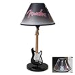Fender Black and White Guitar Table Lamp