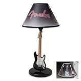 Fender Black and White Guitar Table Lamp