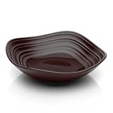 By Mikasa- Swirl Chocolate Square Fruit Bowl