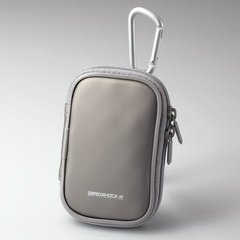 ZEROSHOCK III Digital camera case (Long, silver) 105x60x25