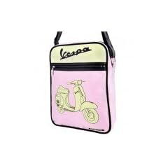 Schultertasche FORME "Vespa 50 Special", rosa/beige, high 250x310x90mm