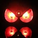 HALLOWEEN LIGHT UP BLINKING EVIL EYES WINDOW DECORATION