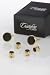 Cristoforo Cardi Black ONYX Cufflink and Stud Set in GOLD Setting