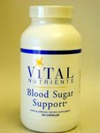Vital Nutrients Blood Sugar Support - 120 Vegetarian Capsules
