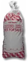 Ground Beef 1 lb. Meat Bags NFS-100 Pcs-4.25x10 (25-32-11-100)