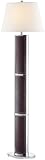 Floor Lamp - Hynes Collection Dark Brown Leather Finish