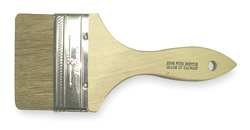 Industrial Grade 1TTX4 Chip Paintbrush, White China, 3 In, Pk 24