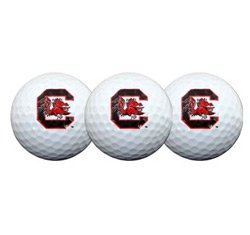 Team Effort Ncaa South Carolina Gamecocks - Golf Ball 3 Pack