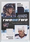 2009-10 Upper Deck MVP Two on Two Jerseys #JKCVB - Patrik Berglund/Carlo Colaiacovo/Rostislav Klesla