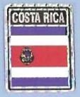 3" x 4" Costa Rica Sticker