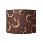 ZiQi Home - Crackle Bubble Lampshade - Chocolate Brown