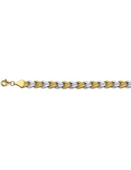 CleverEves 14K Gold Two-Tone Stampato Bracelet