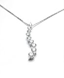 14k White Gold Diamond Journey Pendant (1 ct. t.w.)