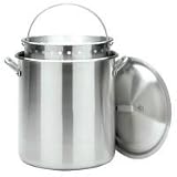 Bayou Classic 160 Quart Stockpot with Lid and Basket