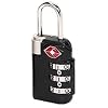 Lewis N. Clark TSA 3 Dial Combination Lock, Black
